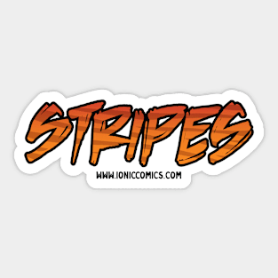 Stripes Logo Sticker